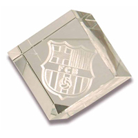 Unbranded FC Barcelona Cube Slant Crystal.