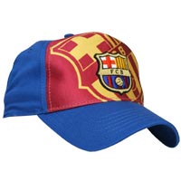 Unbranded FC Barcelona Front Panel Cap - KIDS - Blue/Red.