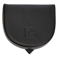 Unbranded FC Barcelona Leather Coin Wallet - Black leather.