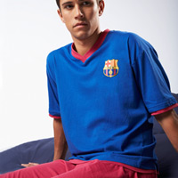 Unbranded FC Barcelona Pyjamas - Blue/Red- Mens.