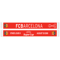 Unbranded FC Barcelona UEFA Super Cup 2009 Scarf - Red.
