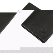 FCB Leather Wallet - Black