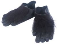 Dress-up as the King of the Congo Brilliant for being Big Foot These hairy gorilla feet are the