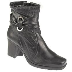 Unbranded Female BOT1008 Leather Upper Textile/Other Lining in Black