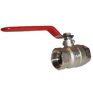 Unbranded Female Lever Ball Valve 1 1/4``  With Red Handles
