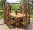 Unbranded Fenland 8 Seater Dining Table: - Natural wood