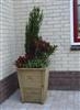 Unbranded Fenna Medium Fluted Planter: 30 x 42 x 42cm