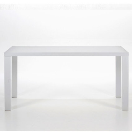 Unbranded Fern White Gloss Dining Table