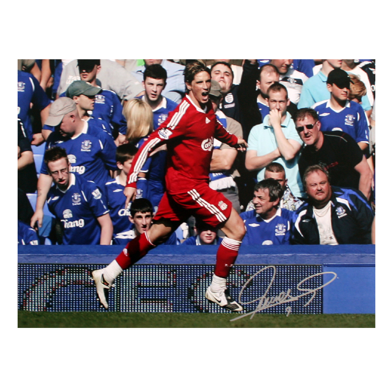Unbranded Fernando Torres Signed Photo - Goal Against Everton