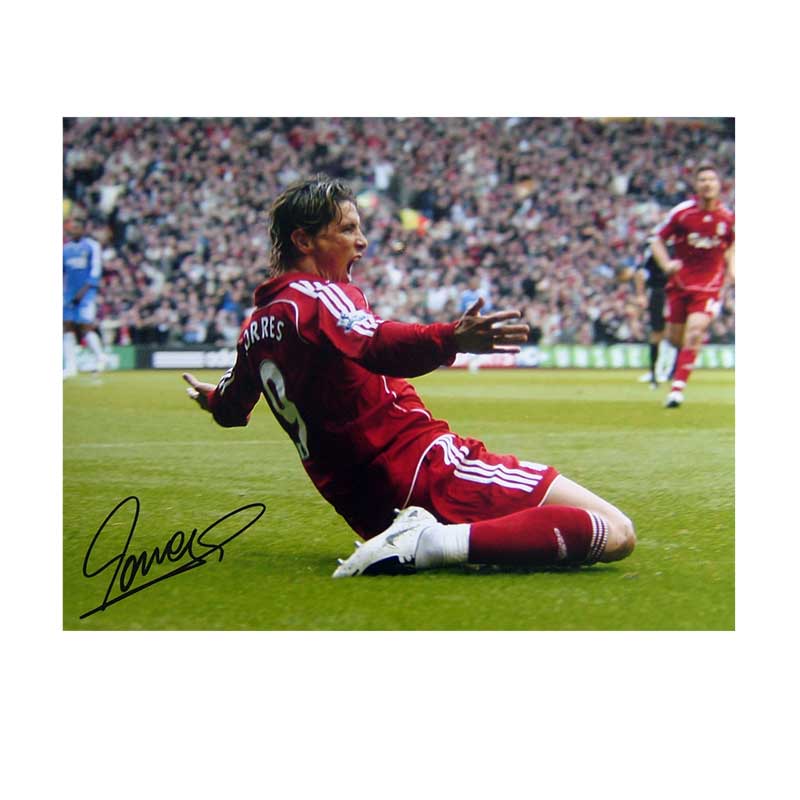 Unbranded Fernando Torres Signed Photo: First Goal For Liverpool