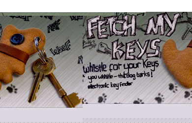 Unbranded Fetch My Keys Keyring