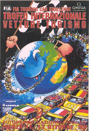 FIA Touring Car Challenge Monza 93 Sticker (10cm x 15cm)