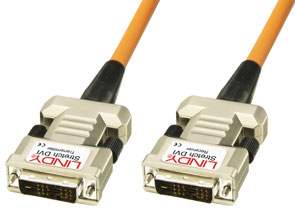 Our Fibre Optic DVI-D cables are the easy solution for extending DVI digital signals over incredible