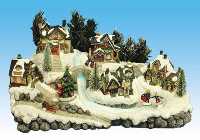 Fibre Optic Village Scene