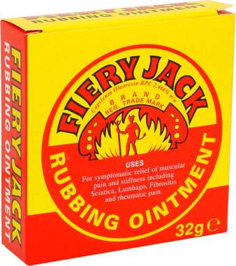 Fiery Jack Rubbing Ointment Tin 32g