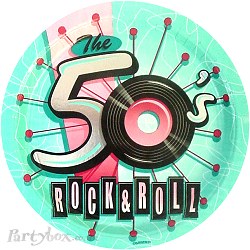 Fifties Rock and Roll - Plate - 10.5inch