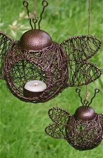 Unbranded Filigree Wire Decorative Garden Bee