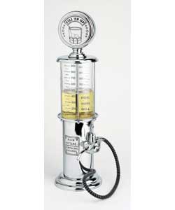 Practical drinks dispenser in the style of a vintage petrol pump. Decorative and useful