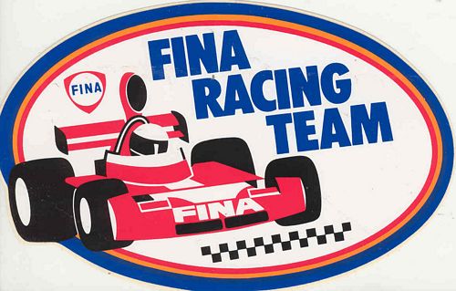FINA Racing Team Sticker (15cm x 9cm)