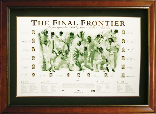 FINAL FRONTIER TEAM SIGNED LIMITED EDITION