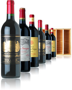 Fine Bordeaux Selection Wooden-boxed 6 bottle Gift Pack (6x75cl)