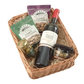 Fine Wine and Savouries Christmas Gift Basket