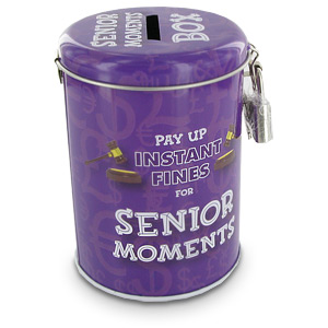 Unbranded Fines For Senior Moments Savings Tin