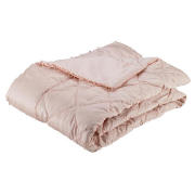 Unbranded Finest Beaded Bedspread, Chalk Pink 230x265cm