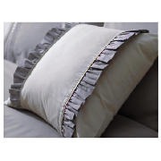 Unbranded Finest Biscuit Ruffles Cushion