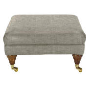 Unbranded Finest Bloomsbury Linen Footstool, Natural