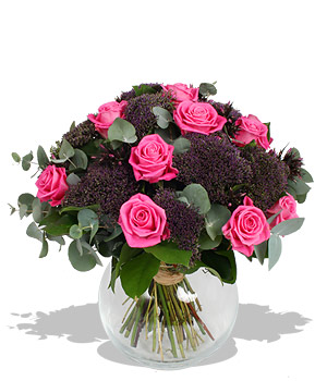 Unbranded Finest Bouquets - A Dozen Pink Roses