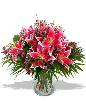 Unbranded Finest Bouquets - Pink Lily Bouquet