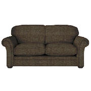 Unbranded Finest Chichester Linen Sofa, Chocolate