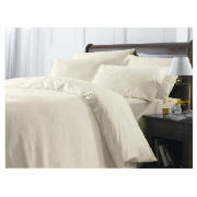 Unbranded Finest Cream Floral King Duvet Set