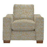 Unbranded Finest Dakota Jacquard Armchair, Duck Egg