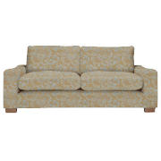 Unbranded Finest Dakota Large Jacquard Sofa, Duck Egg