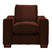 Unbranded Finest Dakota Made to Order Velvet Armchair, Cocoa