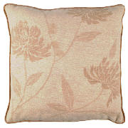 Unbranded Finest Floral Silk Cushion, Natural