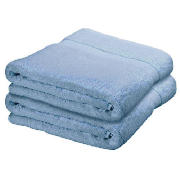 Unbranded Finest Hygro Cotton Pair Of Bath Towels, Fog
