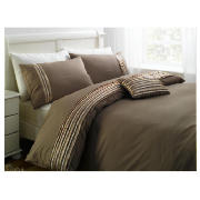 Unbranded Finest Pintuck Superking Duvet, Biscuit