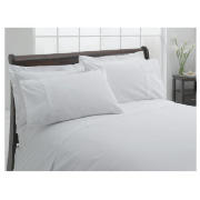 Unbranded Finest Waffle Double Duvet Set, White