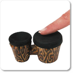 Fun sized drums for anyone who has rhythm in their veins and feels the need to bash out a beat at