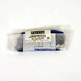 Unbranded Fingerstalls PVC Blue Small x 10