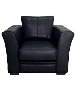 Fiora Leather Chair - Chestnut
