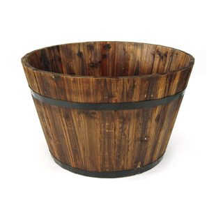 This extra-large fir planter offers a stylish way of planting trees and larger plants in your garden