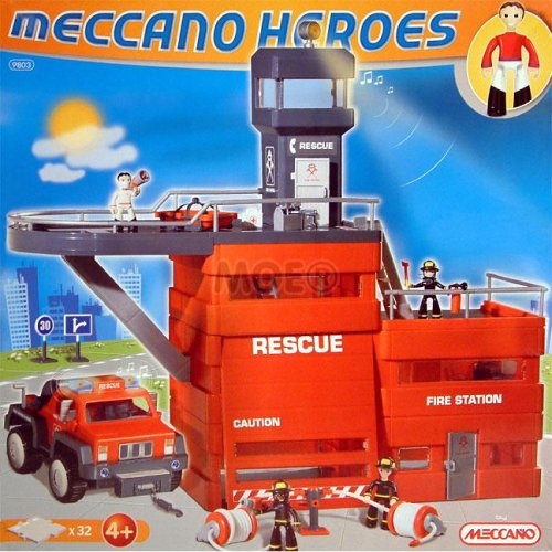 Fire Station Fire Engine Crew- Meccano