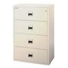 Fireproof 4 Drawer Filing Cabinet Platinum 31 Inch