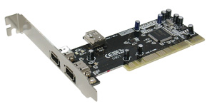 FireWire Card - 2 Port  PCI (32 Bit)