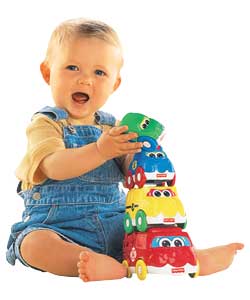 Unbranded Fisher-Price; Nesting Action Vehicles