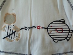 Fishing Ted 3 Piece Set- Navy Blue - 0/3 mths